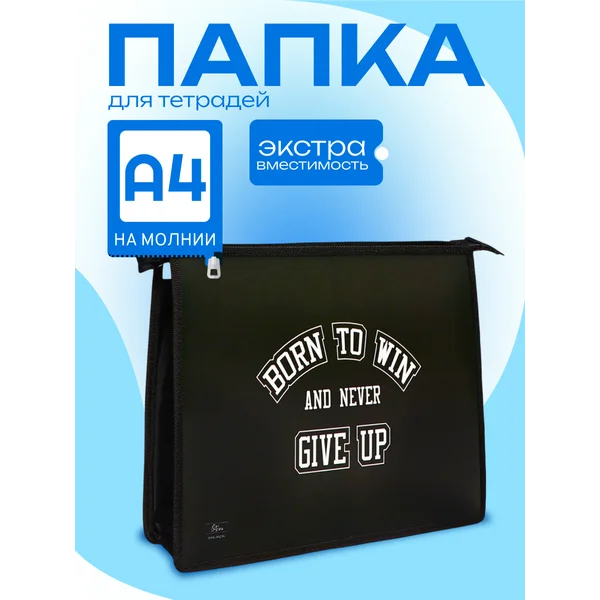 Папка для тетрадей А4, 230 х 325 х 55 мм, пластиковая