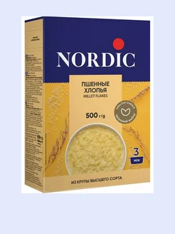 Хлопья Nordic Пшенные 500г