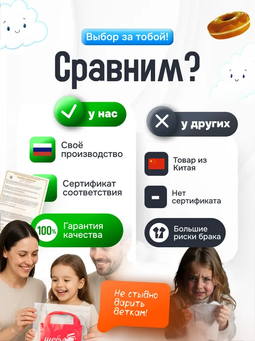Мега Тойс Набор повара детский фартук и колпак, 2 шт, фото 8