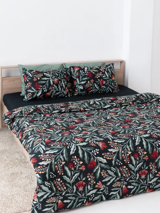 Feresa hygge Пододеяльник 2 спальный 200х220см Гарасу, черный, фото 8