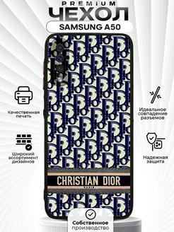 Чехол на Samsung A50 с принтом Dior