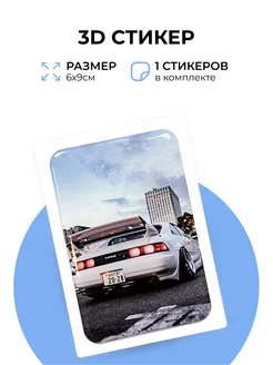 3D стикер на телефон JDM