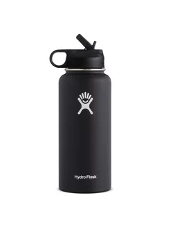 Бутылка Hydro Flask с широким горлом и крышкой со съемным соломинкой, 40 унций 222253820 купить за 1 634 ₽ в интернет-магазине Wildberries