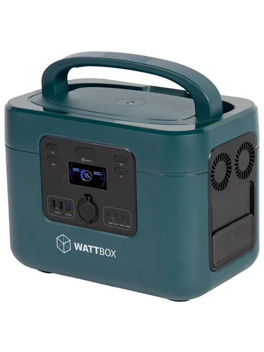 WATTBOX 1200 Вт портативная электростанция K5 GREEN, 220 В