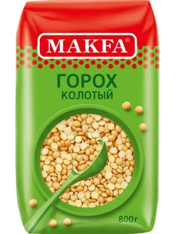 Горох колотый MAKFA шлифованный, 800г 222384902 купить за 185 ₽ в интернет-магазине Wildberries