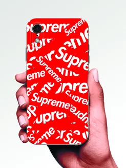 Чехол на iPhone XR Supreme цвет красный