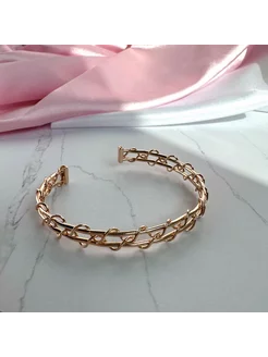 Жесткий переплетенный браслет Xuping Jewelry 222465335 купить за 1 113 ₽ в интернет-магазине Wildberries