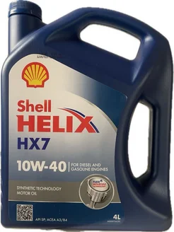 Моторное масло Шелл Helix HX7 Diesel 10W40 4Л