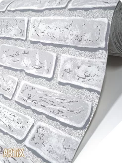 Обои винил на флизелине кирпичики моющиеся 53см Гермес21-53см - 1 рулон. Купить обои на стену. Изображение 11