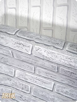 Обои винил на флизелине кирпичики моющиеся 53см Гермес21-53см - 1 рулон. Купить обои на стену. Изображение 13