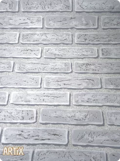 Обои винил на флизелине кирпичики моющиеся 53см Гермес21-53см - 1 рулон. Купить обои на стену. Изображение 7