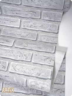 Обои винил на флизелине кирпичики моющиеся 53см Гермес21-53см - 1 рулон. Купить обои на стену. Изображение 8