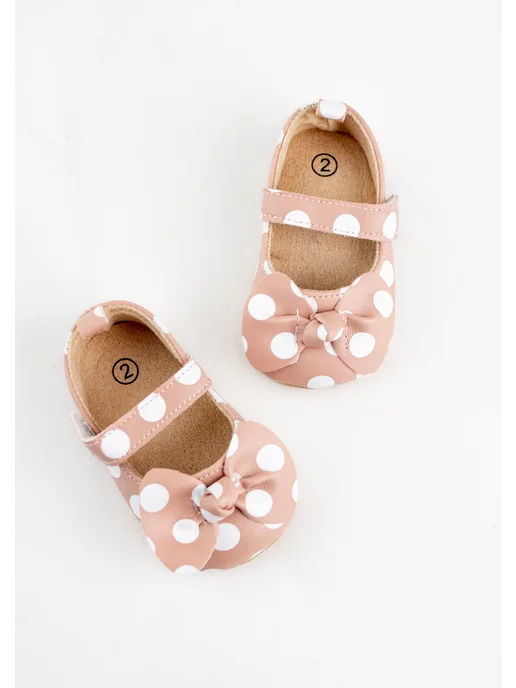Pretty Baby Пинетки туфли для новорожденных малышей для девочки, белый