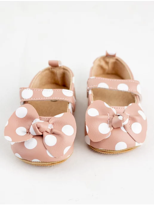 Pretty Baby Пинетки туфли для новорожденных малышей для девочки, белый, фото 3