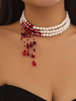 Жемчужное ожерелье чокер LISAEVA JEWELERY 222642655 купить за 574 ₽ в интернет-магазине Wildberries