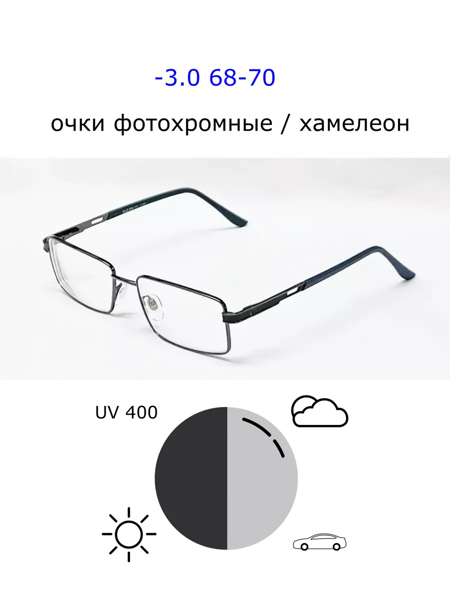 очки фотохромные хамелеон для зрения