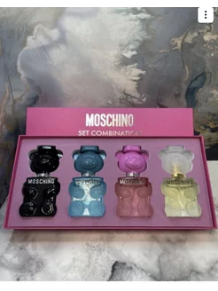 Духи мишки набор подарочный 4в1 moschino toy 4х30мл москино