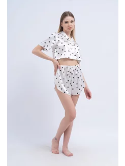 Пижама шелковая ANNA BRAND 222706610 купить за 708 ₽ в интернет-магазине Wildberries