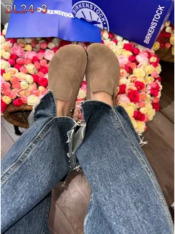 Мюли биркеншток из натуральной замши Birkenstock 222711786 купить за 7 462 ₽ в интернет-магазине Wildberries