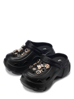 кроксы на большой подошве с металлом crocs Glamforever 222764550 купить за 1 350 ₽ в интернет-магазине Wildberries