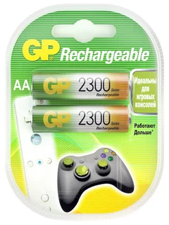 Аккумуляторные батарейки AA 2300 mAh 2шт