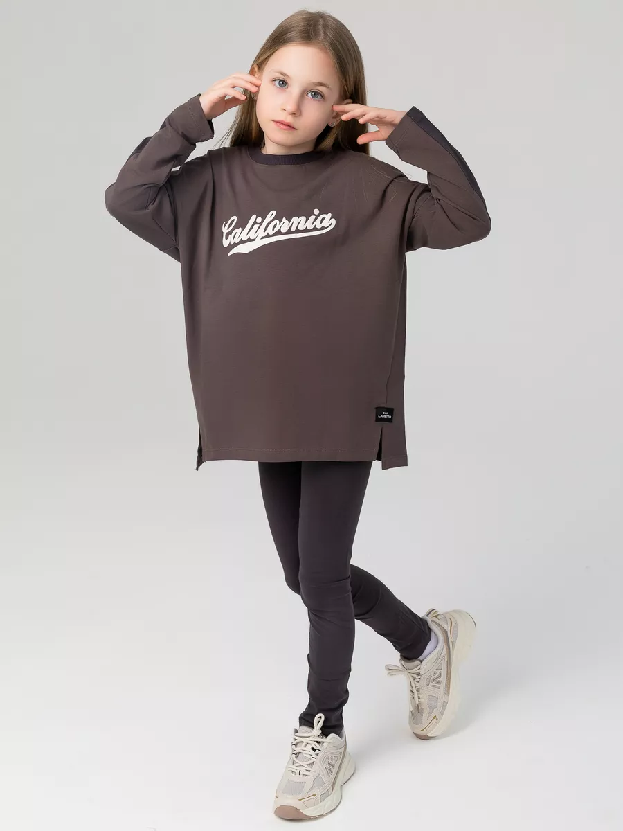 Лонгслив + леггинсы, Obsidian 19-3902