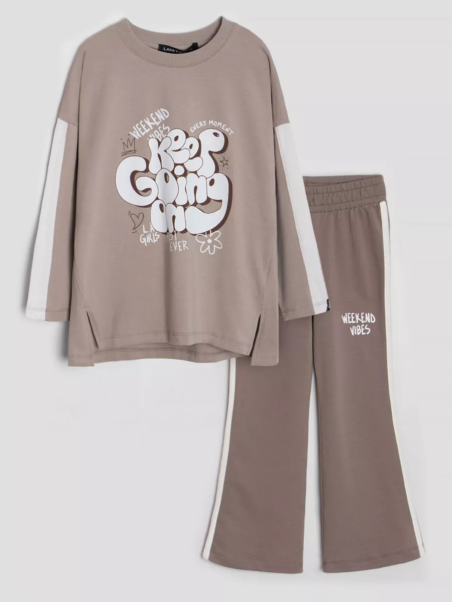 Лонгслив + брюки, Cobblestone 16-1407