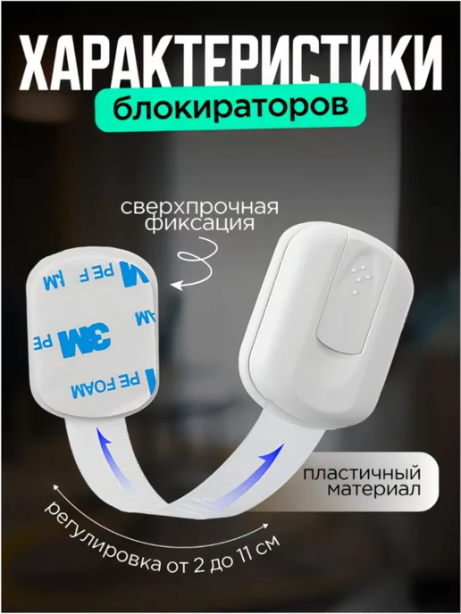 Maunissa Блокиратор от детей на мебель 6шт, 6 шт, фото 2