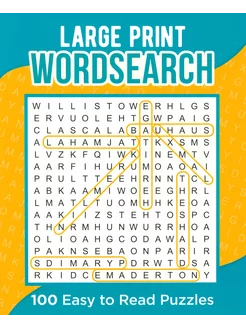 Large Print Wordsearch Книга на Английском