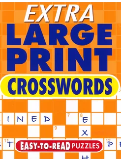 Extra Large Print Crosswords. Easy to Read Puzzles