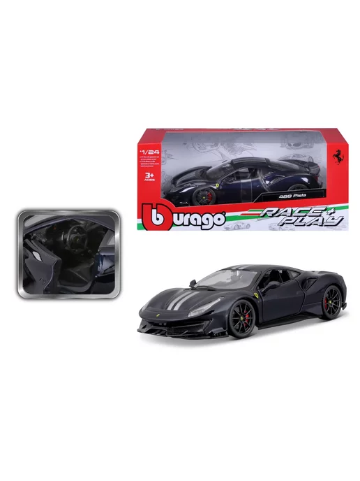 Bburago Машинка 1 24 Ferrari 488 Pista 18-26026 BU