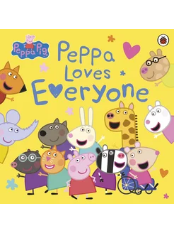 Peppa Loves Everyone Книга на Английском