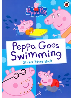 Peppa Pig. Peppa Goes Swimming. Sticker Story Book