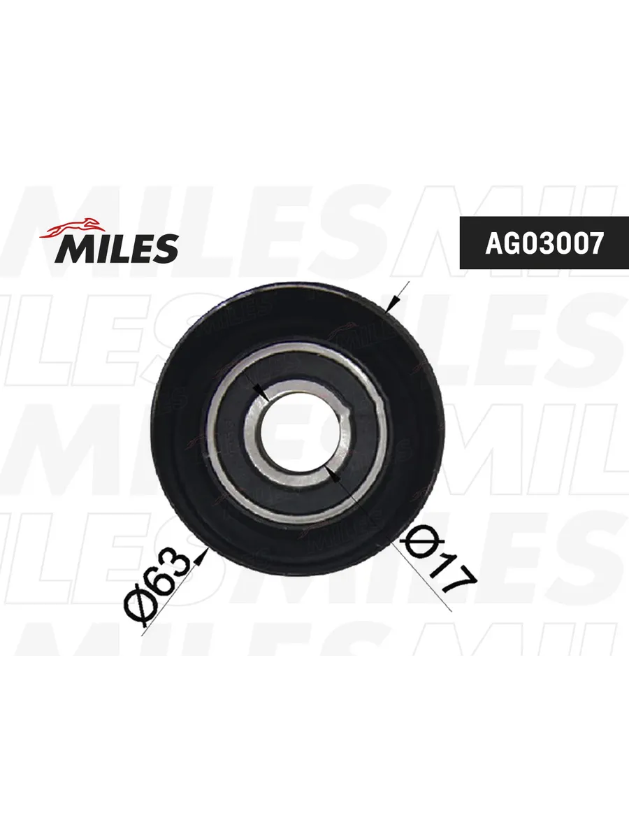 Ролик ремня приводного, для Опель Астра G, H, GTC AG03007