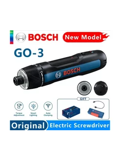 Электрическая отвертка Bosch GO 3 поколение, аккумуляторная Bosch 222911845 купить за 5 151 ₽ в интернет-магазине Wildberries