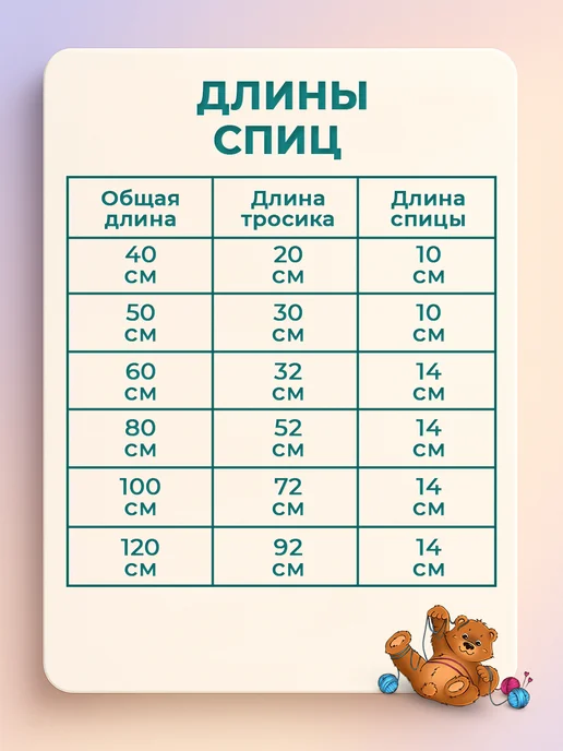 Клубочкин Спицы для вязания круговые 4,5 мм 60 см, вариант, фото 6