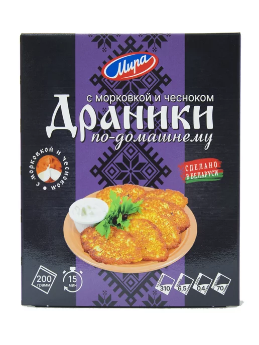 МАШПИЩЕПРОД Смесь сухая драники картофельные с морковкой и чесноком, сухая картофельные