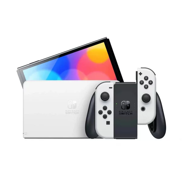 Игровая приставка 64 Гб, OLED, 2 контроллера Joy-Con
