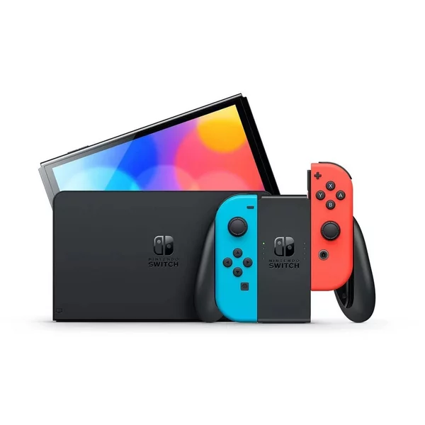 Игровая приставка 64 Гб, OLED, 2 контроллера Joy-Con