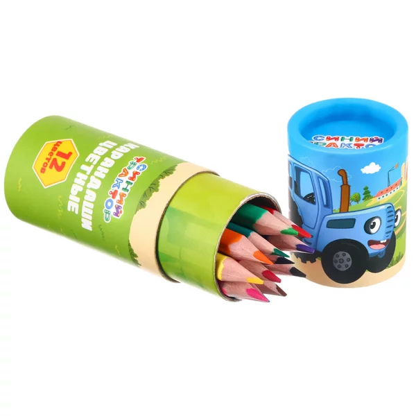 Карандаши цветные в тубусе для ребенка