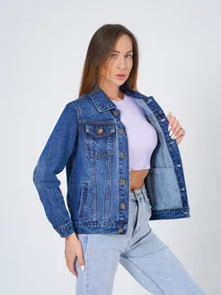 Джинсовая куртка 4PLUS 223040620 купить за 1 486 ₽ в интернет-магазине Wildberries