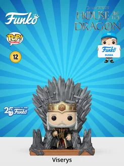 Фигурка Funko POP! Deluxe HOTD S2 Viserys On The Iron Throne Funko 223057646 купить за 3 285 ₽ в интернет-магазине Wildberries