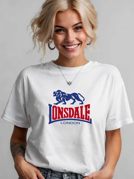 Lonsdale футболка с рисунком LONSDALЕ