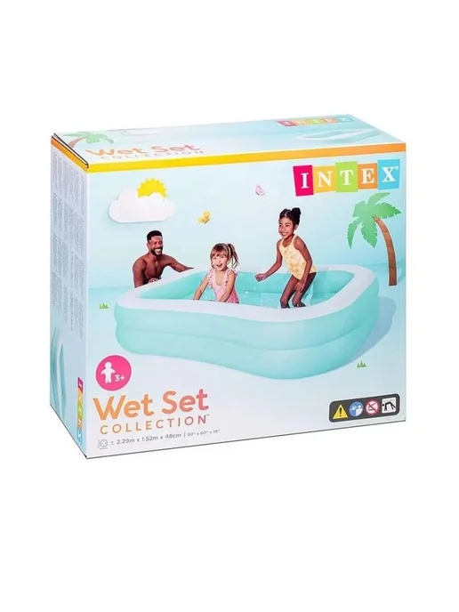 Intex Бассейн надувной Интекс SWIM CENTERS 57181, белый, фото 6