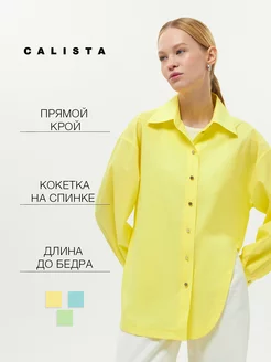 Рубашка с асимметричным низом Calista 223086168 купить за 2 398 ₽ в интернет-магазине Wildberries