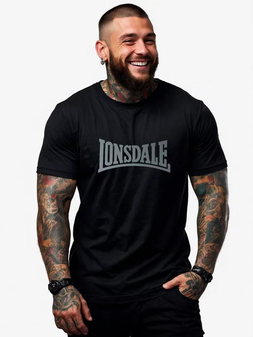 Lonsdale Футболка с принтом базовая LONSDALЕ