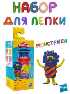 Масса для лепки Hasbro Монстрики, 4 шт