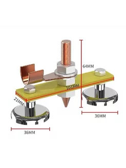 Клемма магнитная масса для сварки магнитный держатель