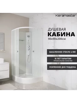 Душевая кабина без крыши Supra KR068031BK