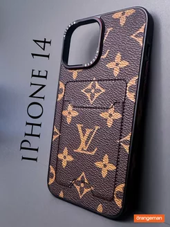 Чехол на iphone 14 с картой Louis Vuitton LV